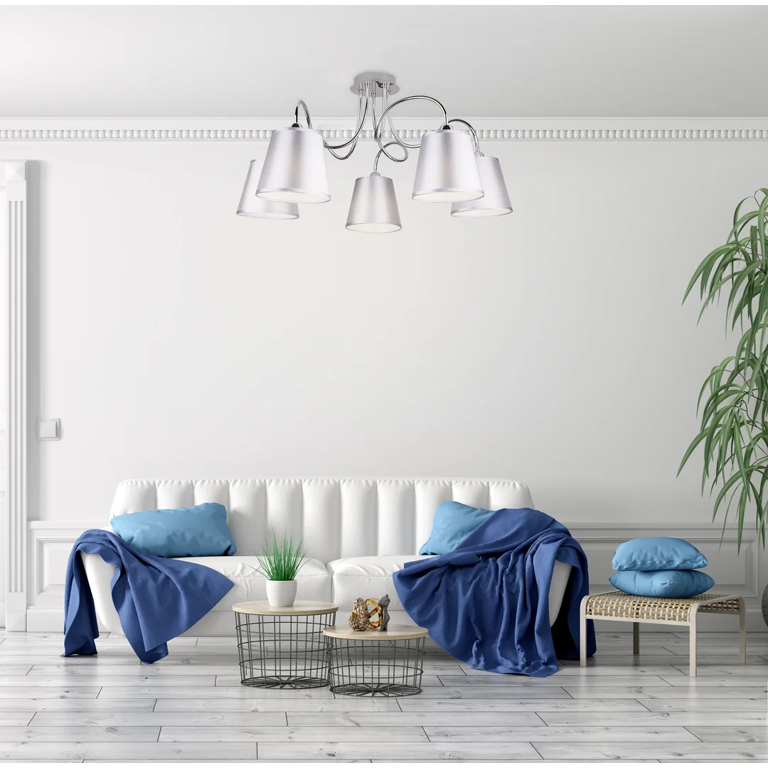 LUK LAMPA WISZĄCA 5X40W E14 CHROM — zdjęcie 2