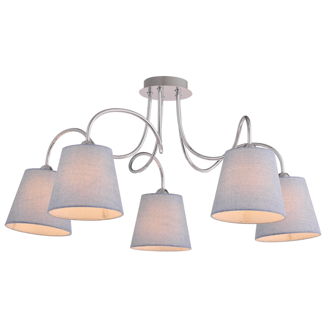 LUK LAMPA WISZĄCA 5X40W E14 CHROM — zdjęcie 4
