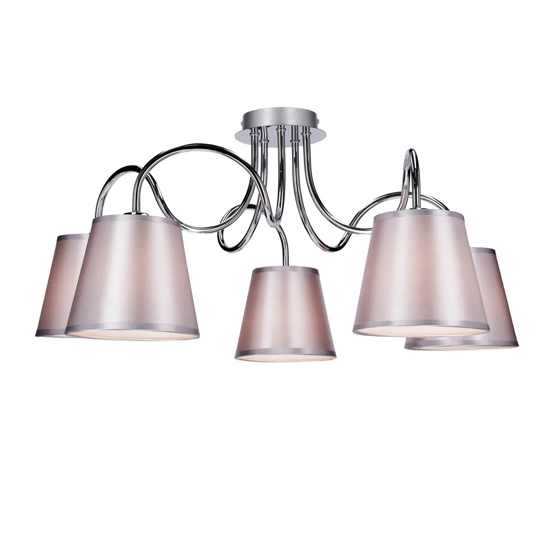 LUK LAMPA WISZĄCA 5X40W E14 CHROM — zdjęcie 7