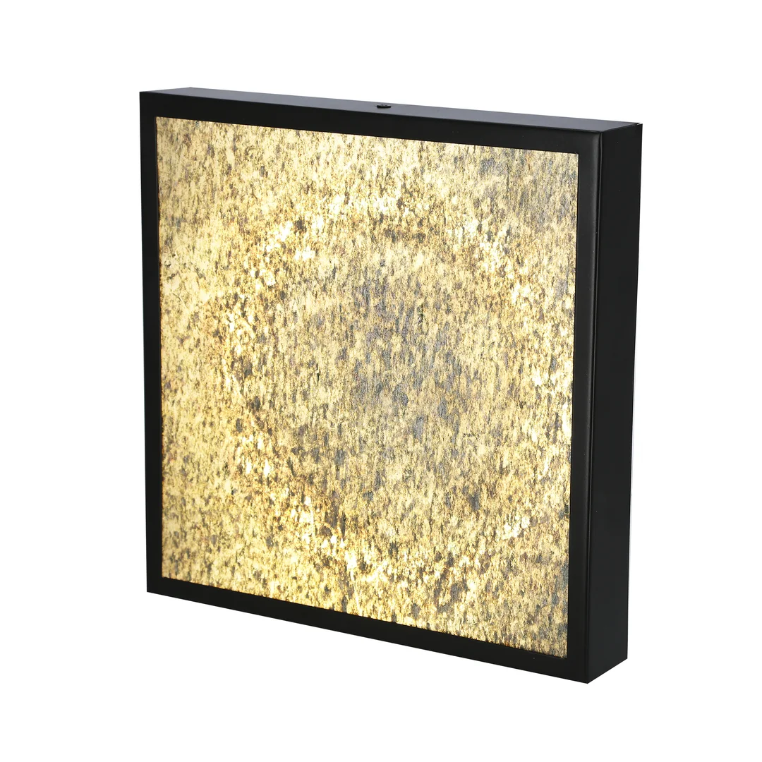 LUXAN LAMPA SUFITOWA CZARNY 28W LED 4000K FORNIR GOLDEN — zdjęcie 10