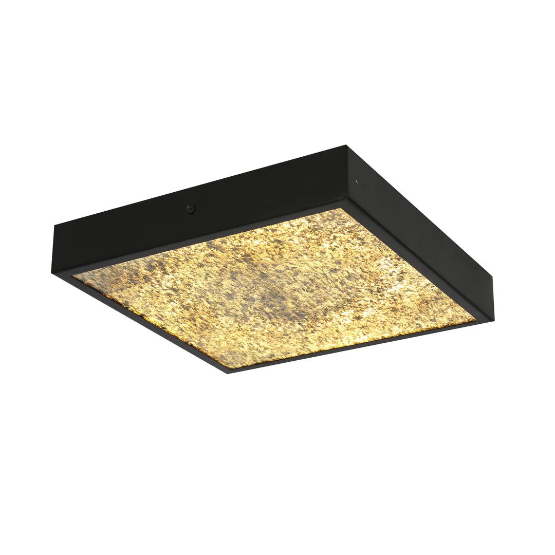 LUXAN LAMPA SUFITOWA CZARNY 28W LED 4000K FORNIR GOLDEN — zdjęcie 8