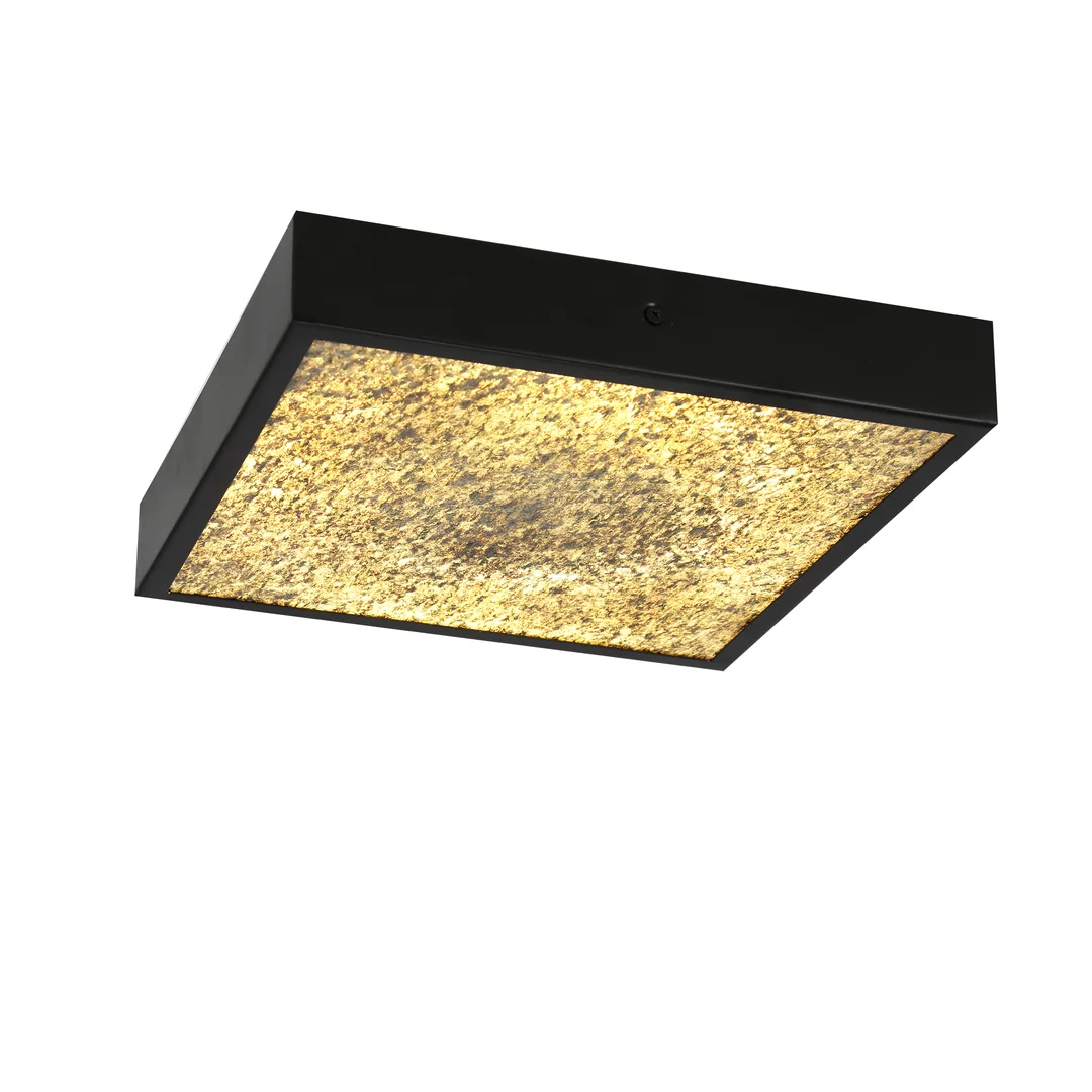LUXAN LAMPA SUFITOWA CZARNY 28W LED 4000K FORNIR GOLDEN — zdjęcie 9