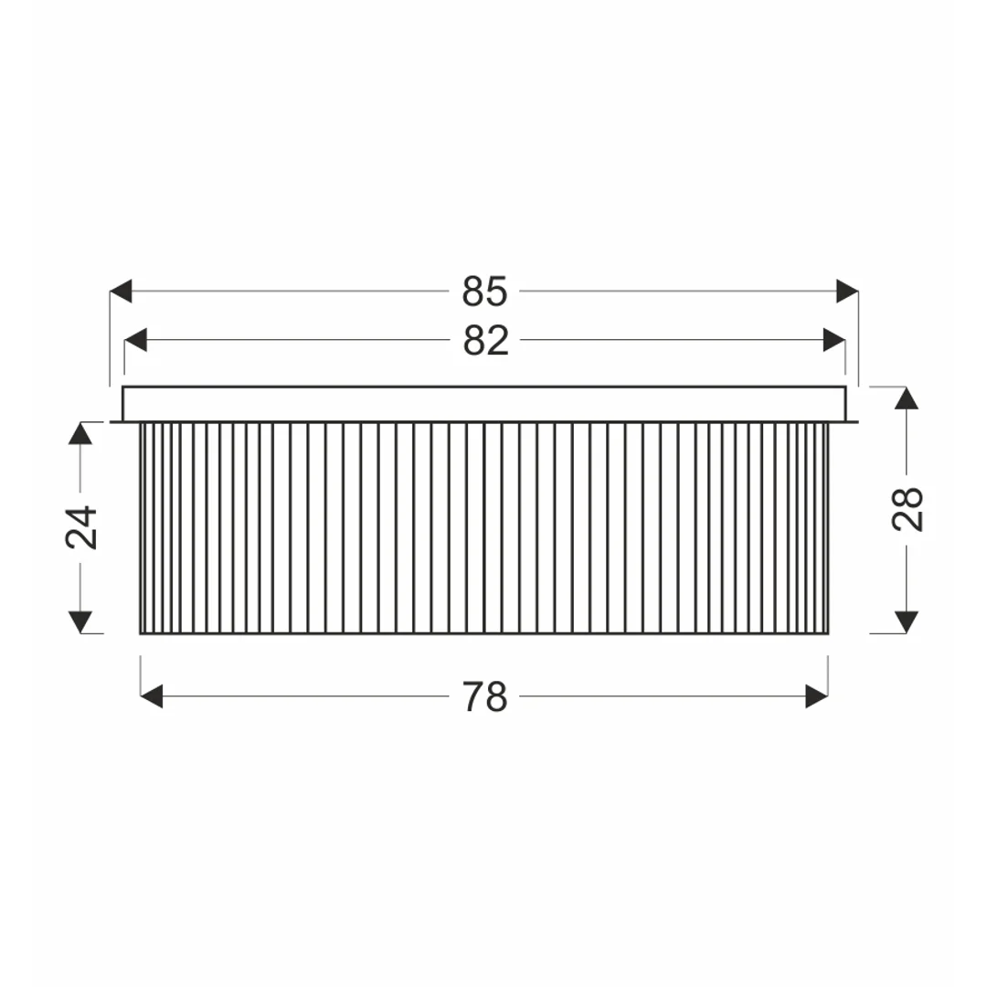 MARANGA lampa sufitowa plafon chromowy 10x10W E14 kryształy bezbarwne — zdjęcie 4