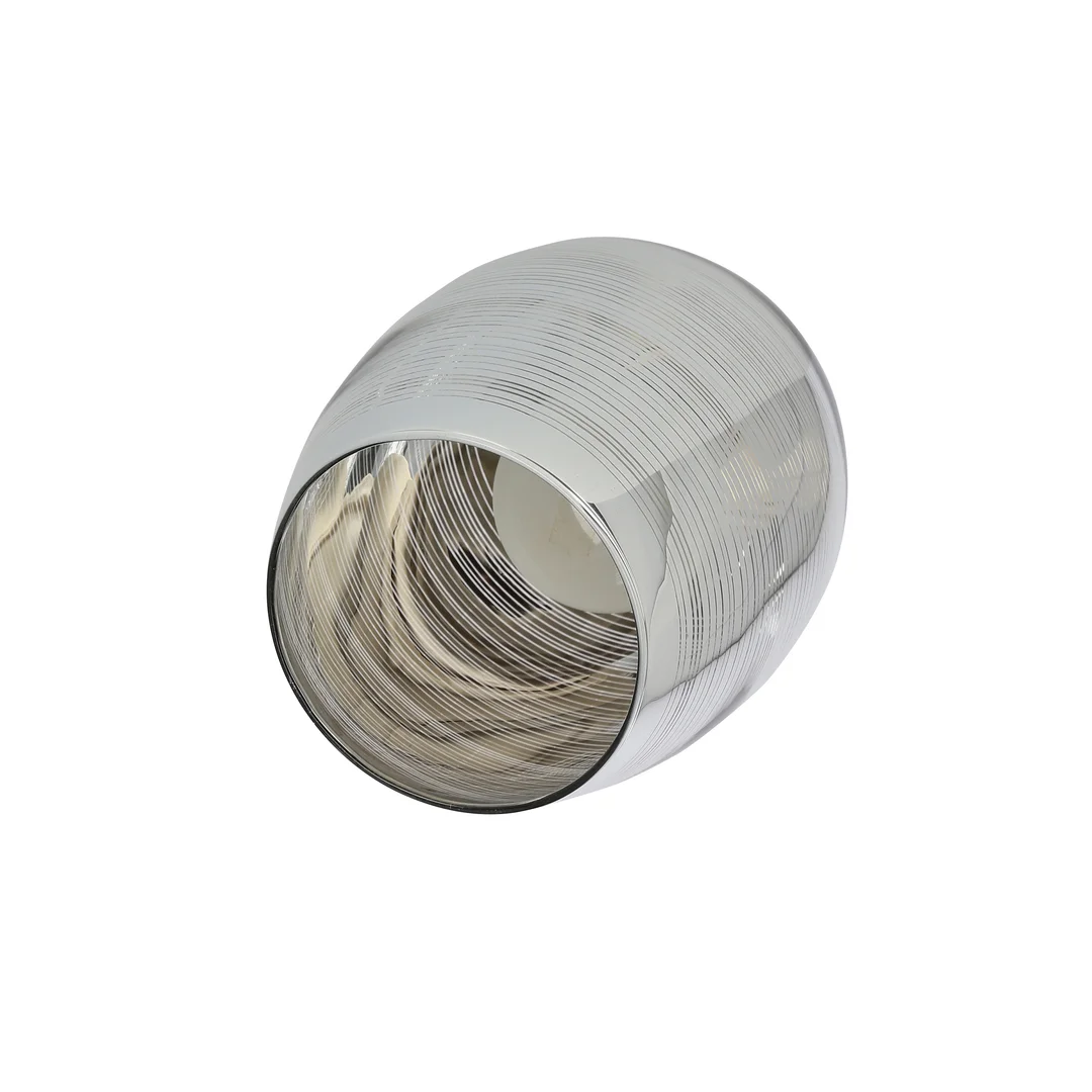 MARINA LAMPA WISZĄCA TALERZ 3X60W E27 CHROM — zdjęcie 6