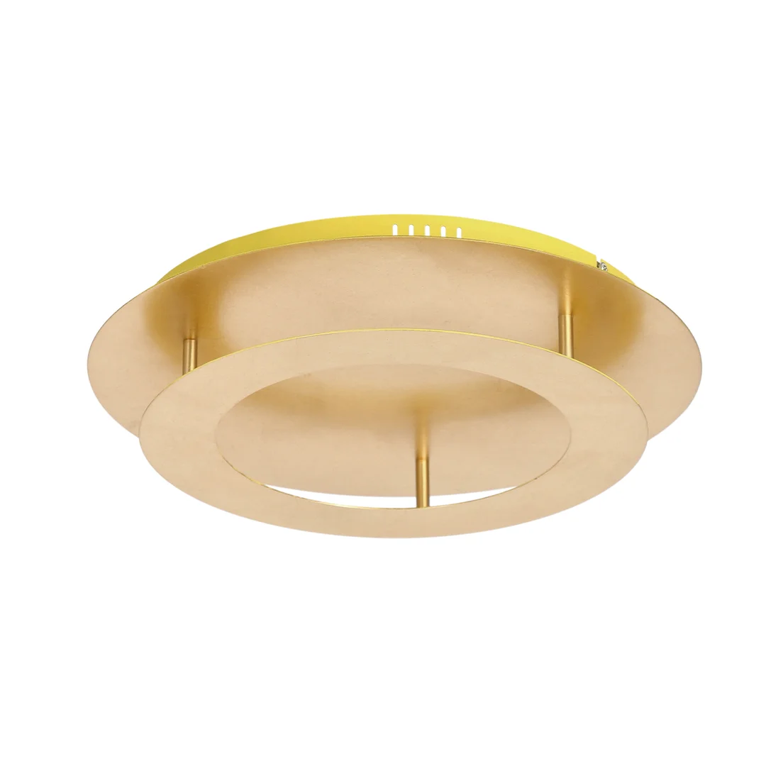 MERLE LAMPA SUFITOWA PLAFON 40 18W LED 3000K ZŁOTY — zdjęcie 6