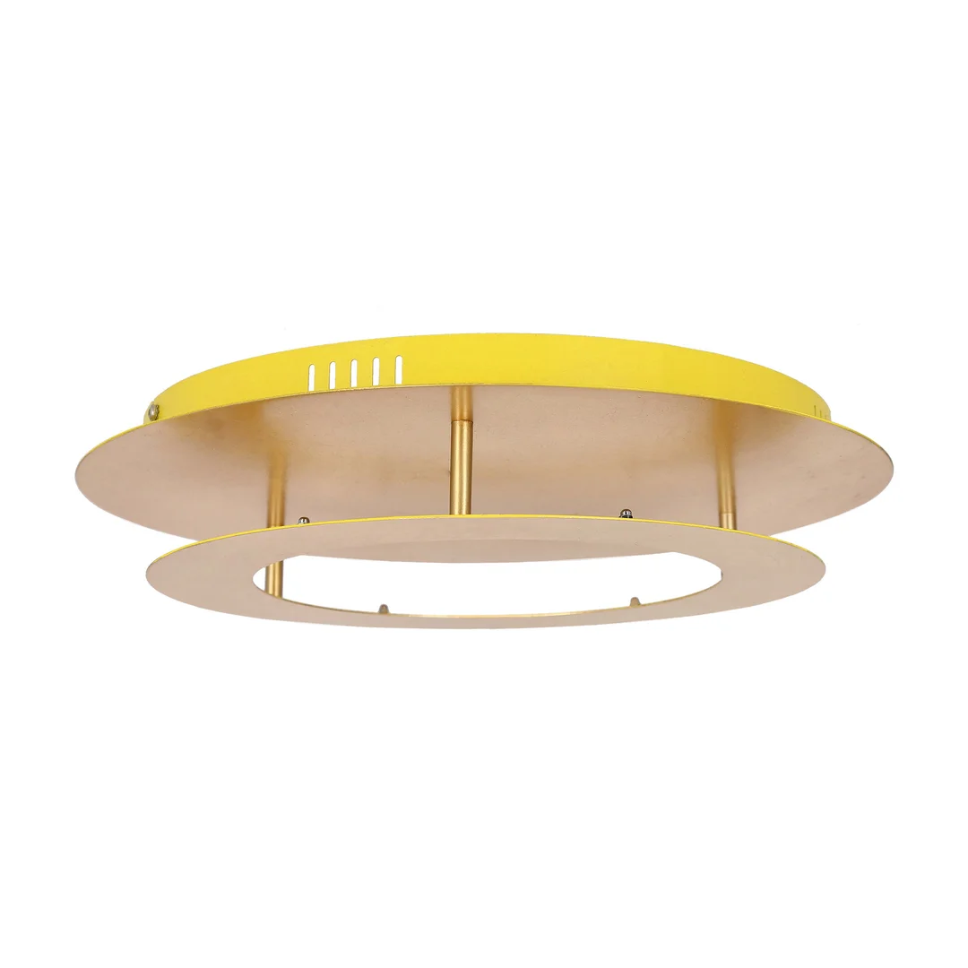 MERLE LAMPA SUFITOWA PLAFON 40 18W LED 3000K ZŁOTY — zdjęcie 8