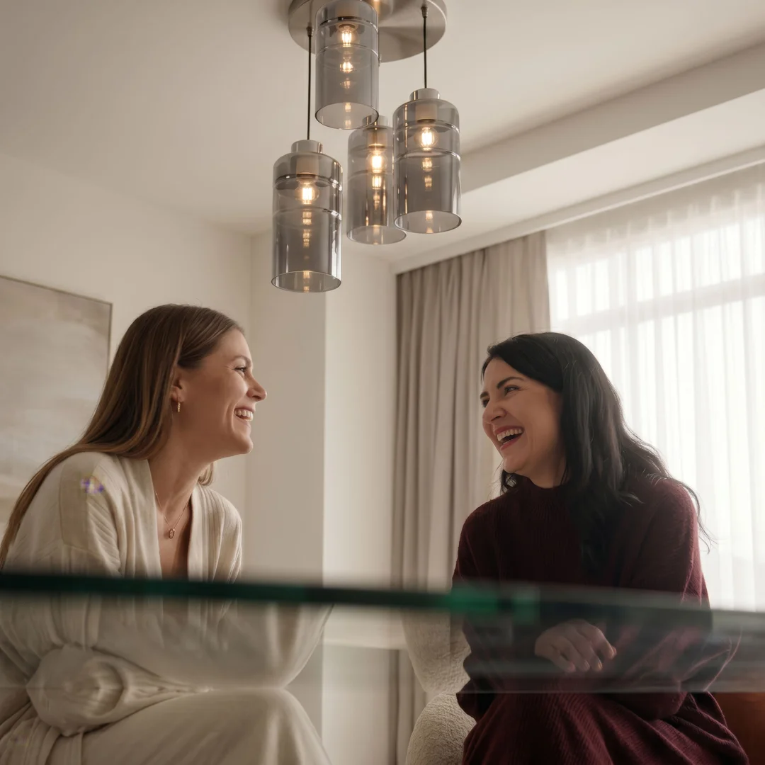 METZ lampa wisząca talerz chromowy 5x40W E27 klosz dymiony lustrzany — zdjęcie 2