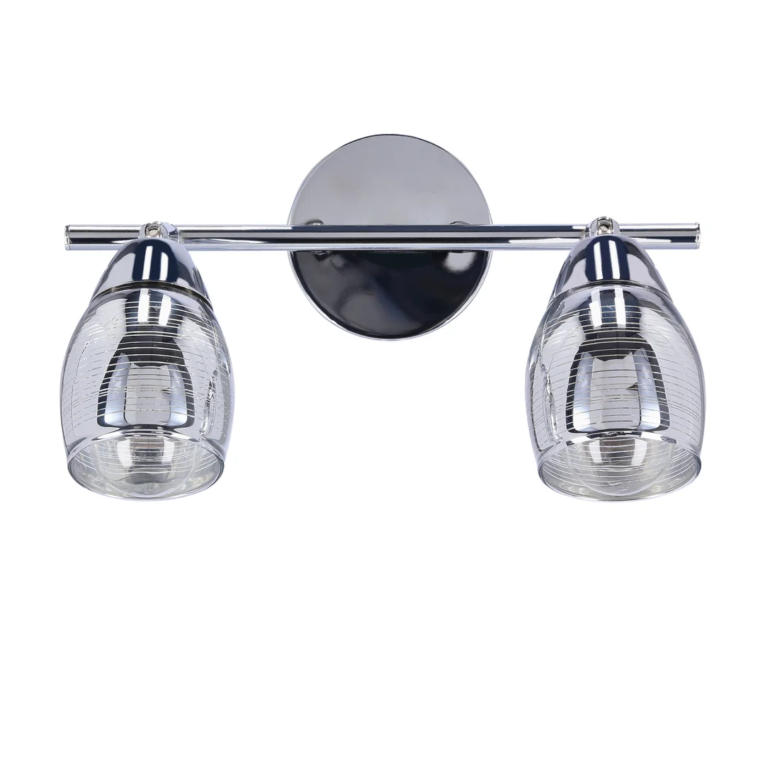 MILTON LAMPA SUFITOWA LISTWA 2X10W E14 LED CHROM — zdjęcie 5