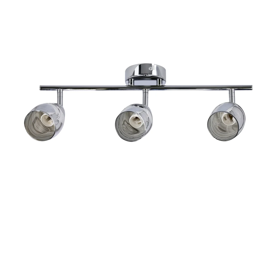 MILTON LAMPA SUFITOWA LISTWA 3X10W E14 LED CHROM — zdjęcie 14