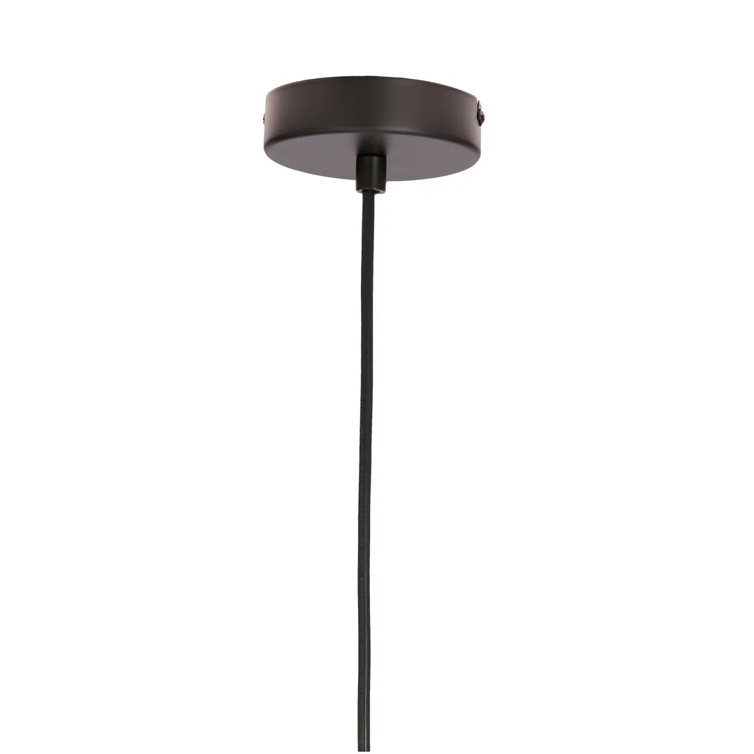 MOLDO lampa wisząca czarny 1x40W E27 klosz dymiony — zdjęcie 2