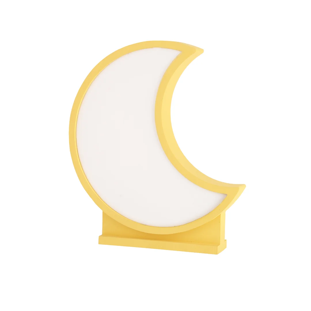 Moon lampa stołowa 12w led 3000k iq kids złoty — zdjęcie 3
