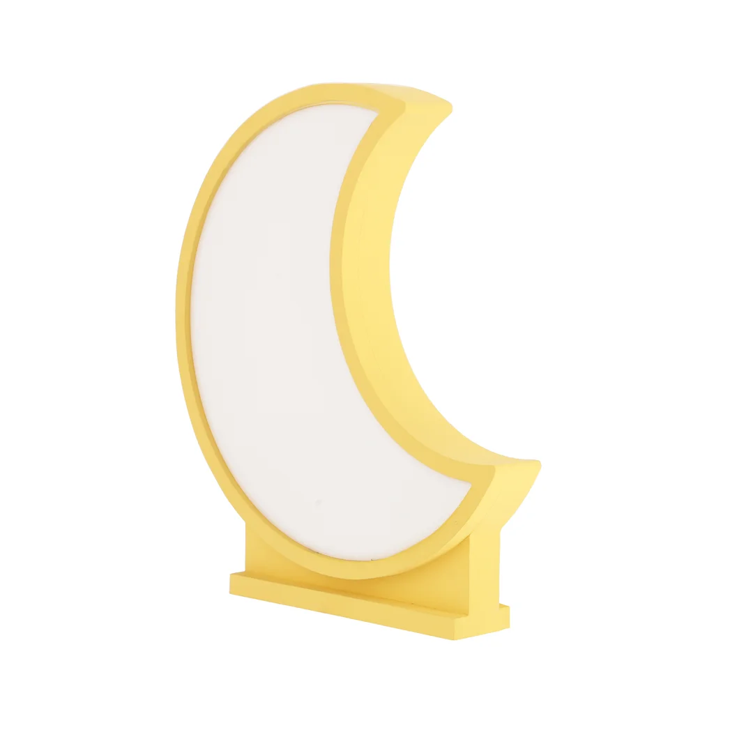 Moon lampa stołowa 12w led 3000k iq kids złoty — zdjęcie 4