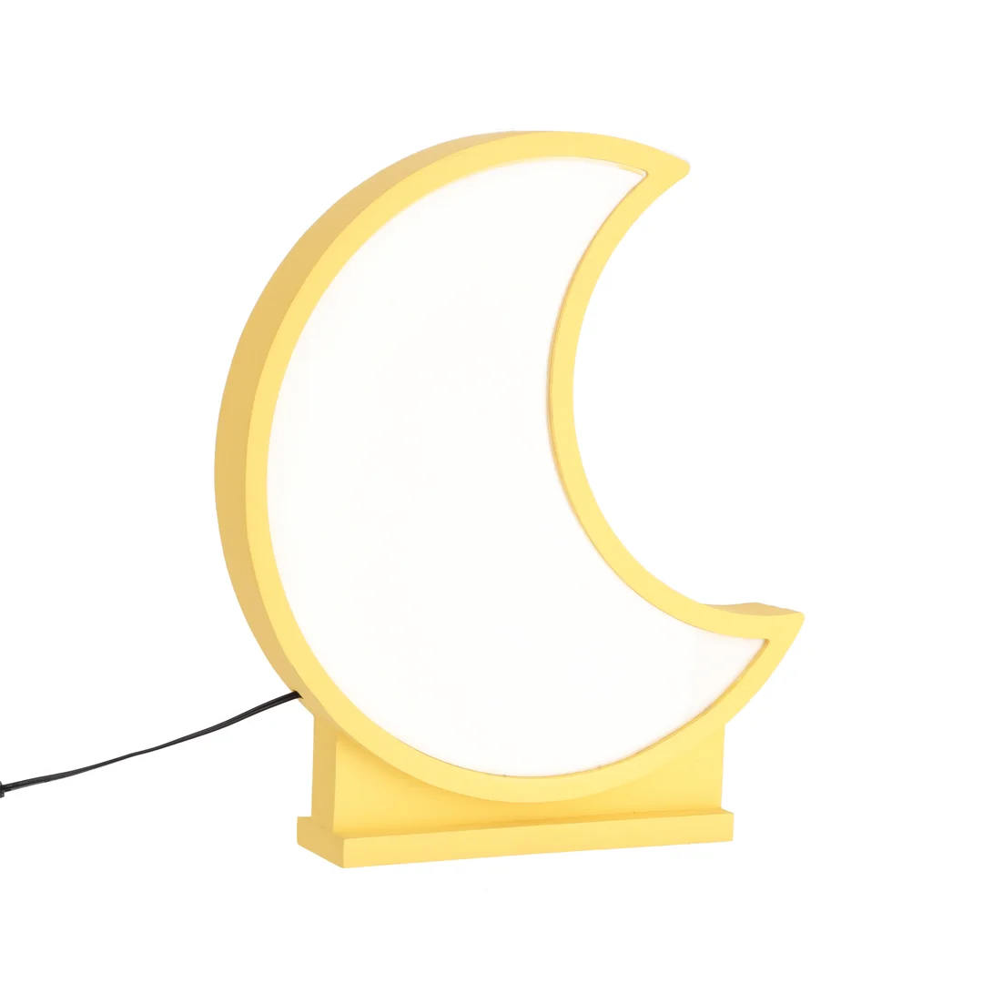 Moon lampa stołowa 12w led 3000k iq kids złoty — zdjęcie 5