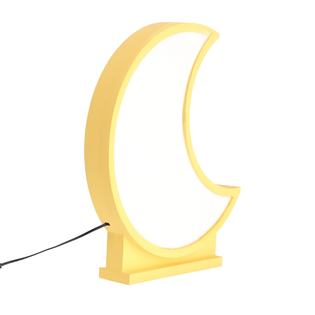 Moon lampa stołowa 12w led 3000k iq kids złoty — zdjęcie 6