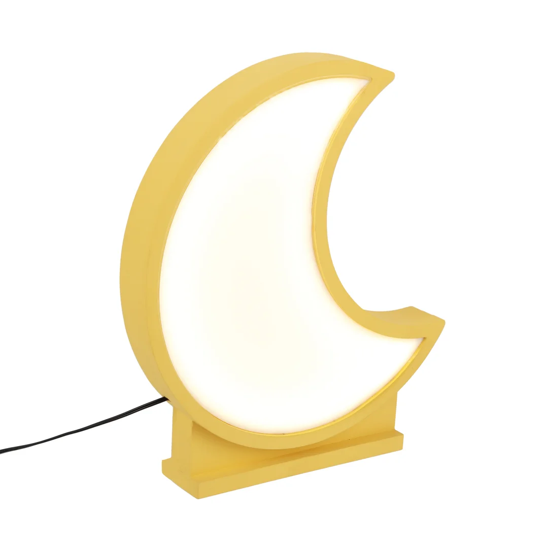 Moon lampa stołowa 12w led 3000k iq kids złoty — zdjęcie 8