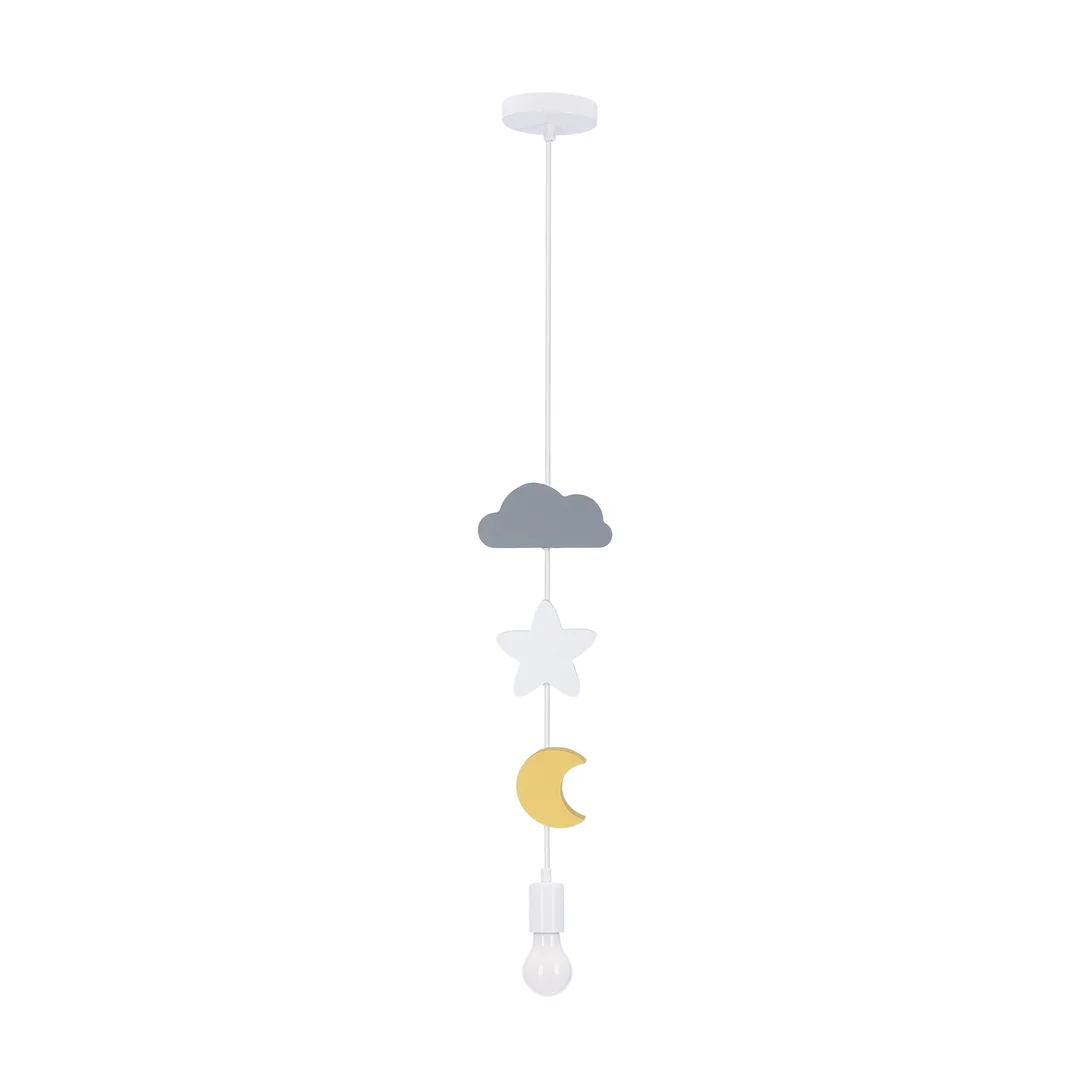 MOON SC LAMPA WISZĄCA 1X20W E27 IQ KIDS MIX KOLOR — zdjęcie 2