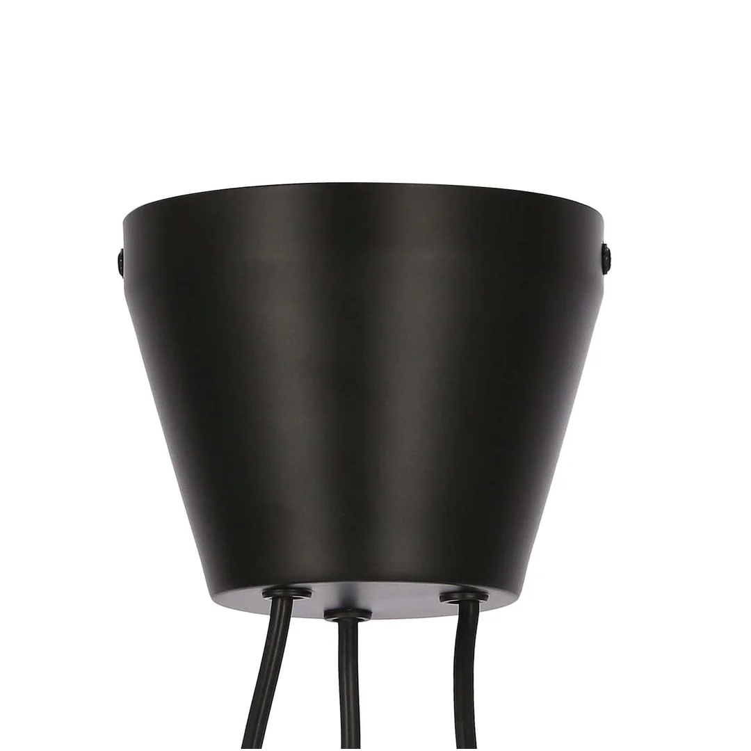 MORE LAMPA WISZĄCA 3X40W E27 CZARNY MATOWY — zdjęcie 4
