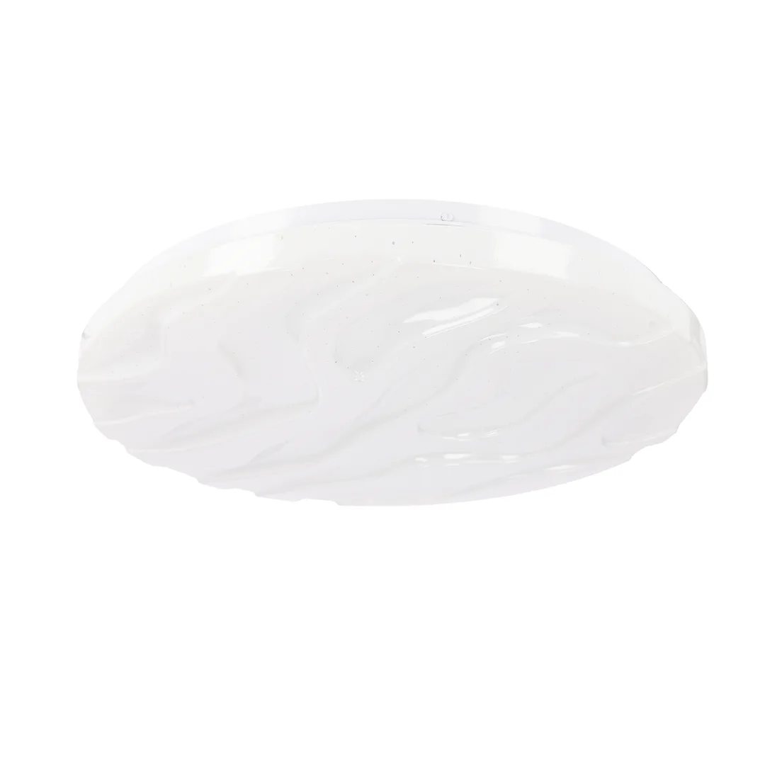 Nevada lampa sufitowa plafon biały 15w led 29 cm klosz biały efekt sky — zdjęcie 4