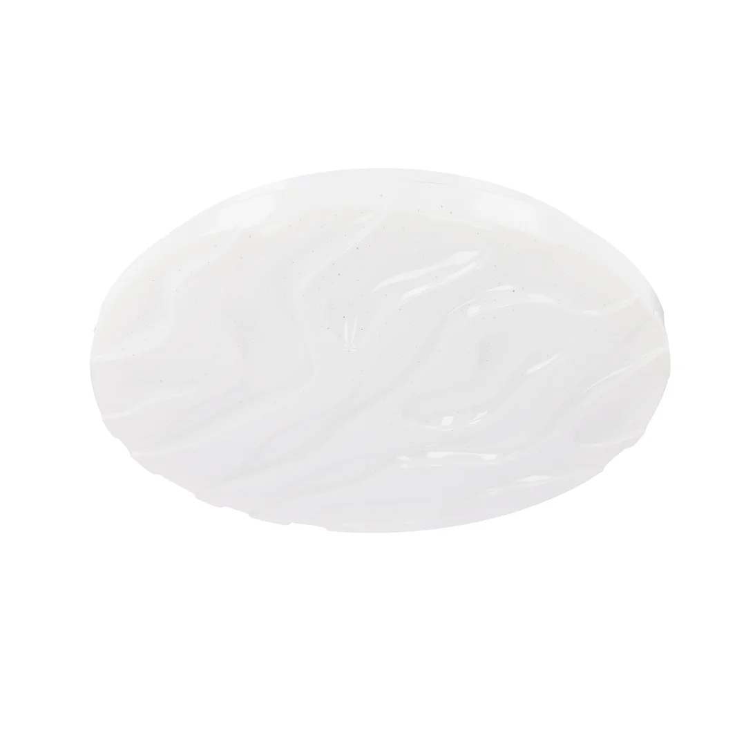 Nevada lampa sufitowa plafon biały 15w led 29 cm klosz biały efekt sky — zdjęcie 5