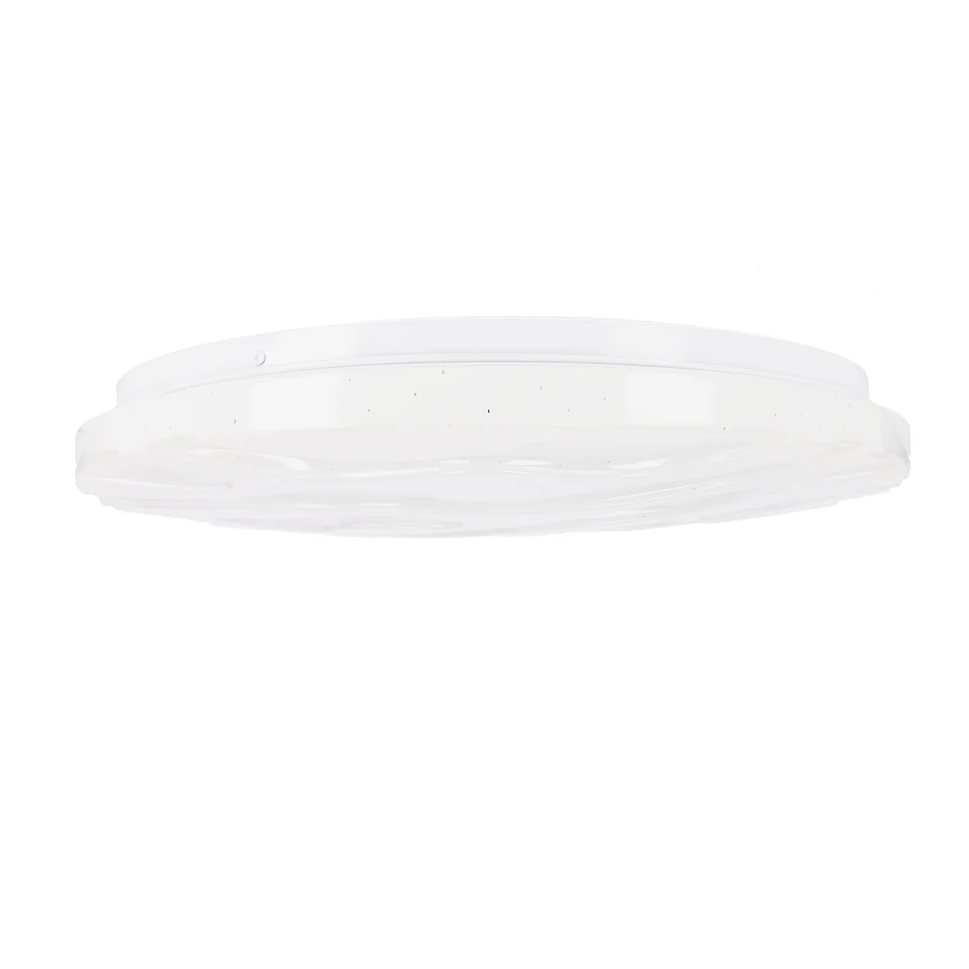 Nevada lampa sufitowa plafon biały 15w led 29 cm klosz biały efekt sky — zdjęcie 6