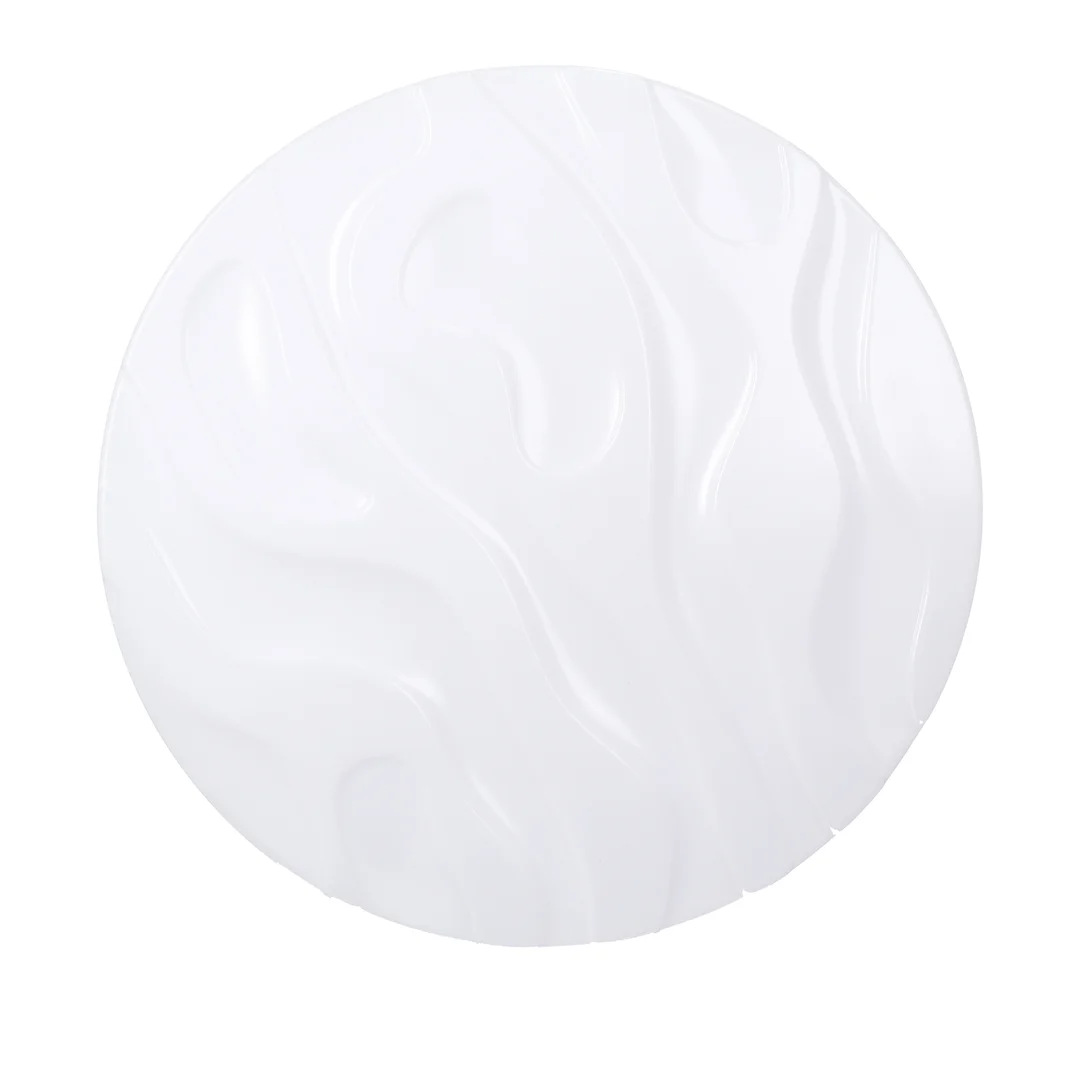 Nevada lampa sufitowa plafon biały 24w led 38,5 cm klosz biały efect sky — zdjęcie 3