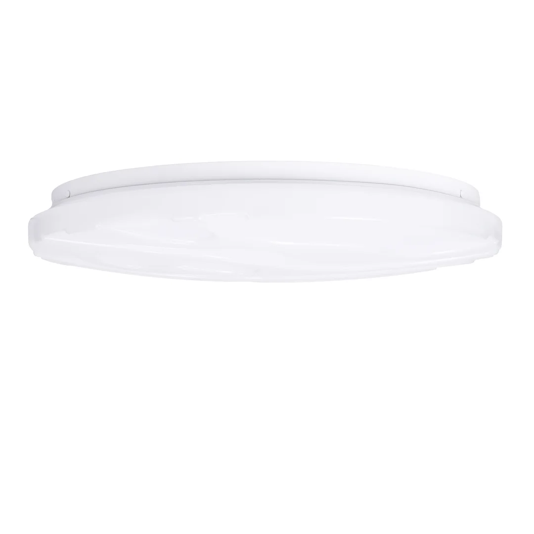 Nevada lampa sufitowa plafon biały 24w led 38,5 cm klosz biały efect sky — zdjęcie 6