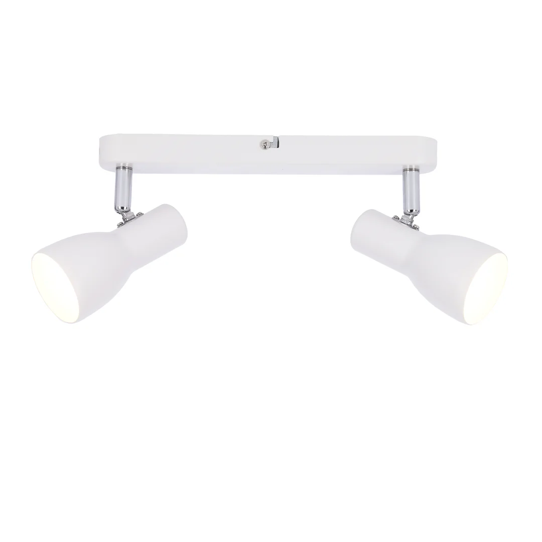 PICARDO LAMPA SUFITOWA LISTWA 2X40W E14 BIAŁY MAT — zdjęcie 5