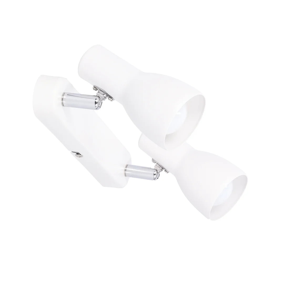 PICARDO LAMPA SUFITOWA LISTWA 2X40W E14 BIAŁY MAT — zdjęcie 8