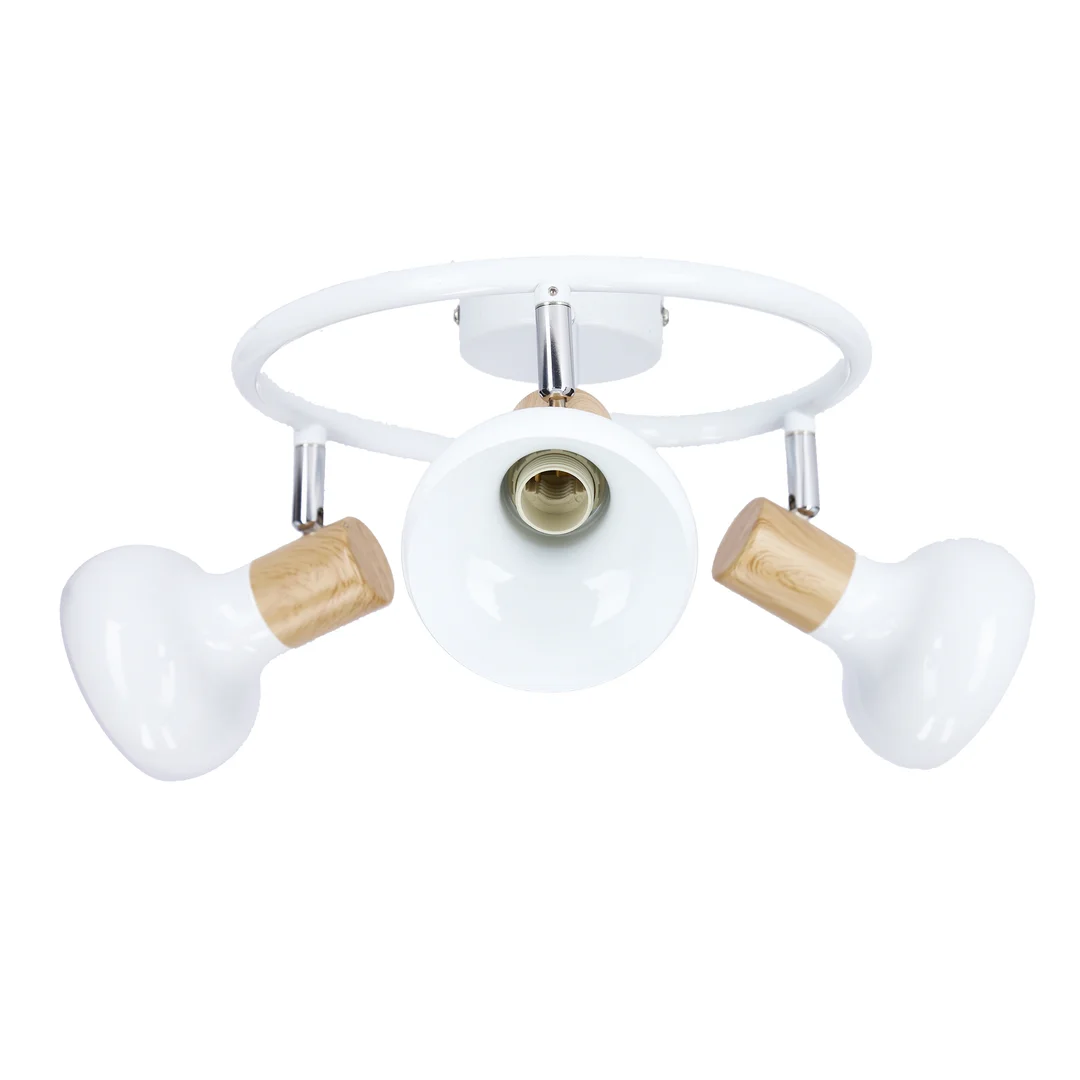 PUERTO LAMPA SUFITOWA SPIRALA 3X40W E14 BIAŁY — zdjęcie 7