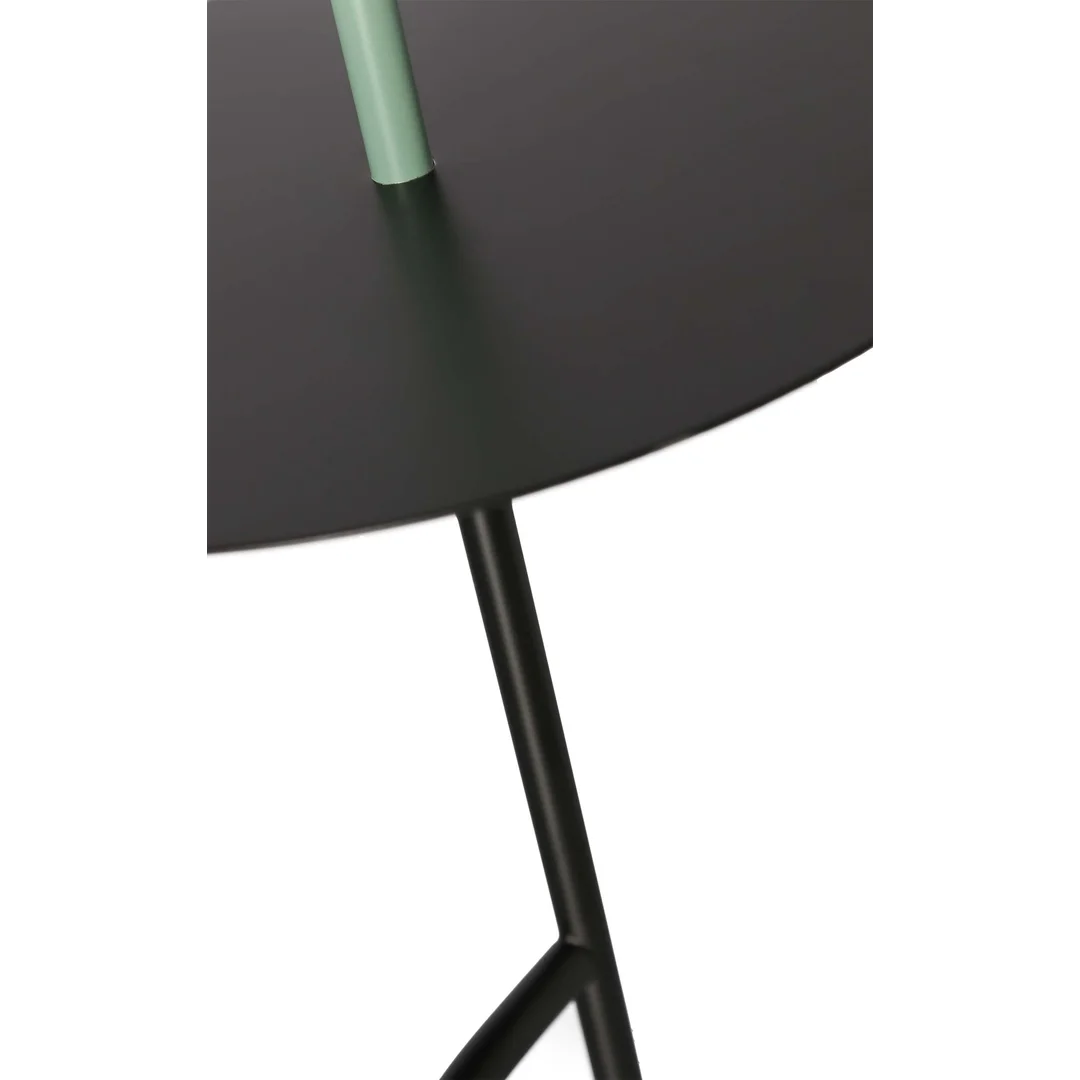 RAVELLO LAMPA PODŁOGOWA CZARNY+ZIELONY 1X40W E14 ABAŻUR CZARNY — zdjęcie 9