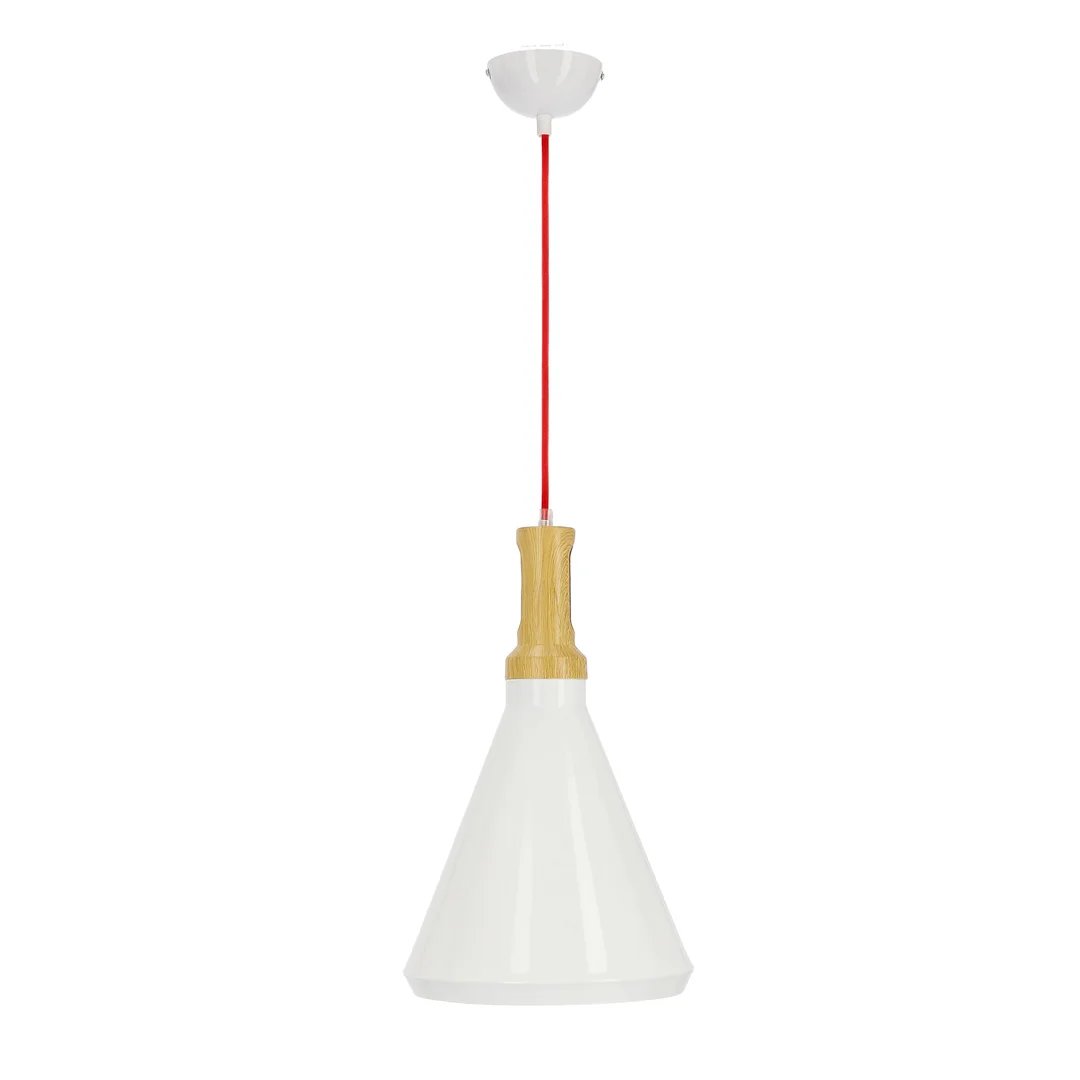 ROBINSON LAMPA WISZĄCA 26 1X60W E27 BIAŁY / WNĘTRZE ŻÓŁTE — zdjęcie 6