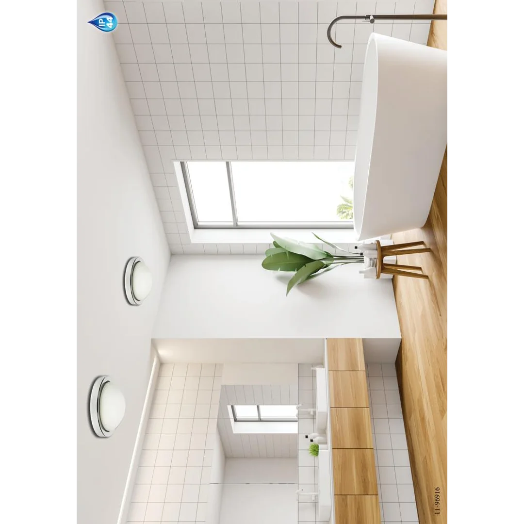 RODA LAMPA SUFITOWA PLAFON 265 1X60W E27 CHROM IP44 — zdjęcie 14