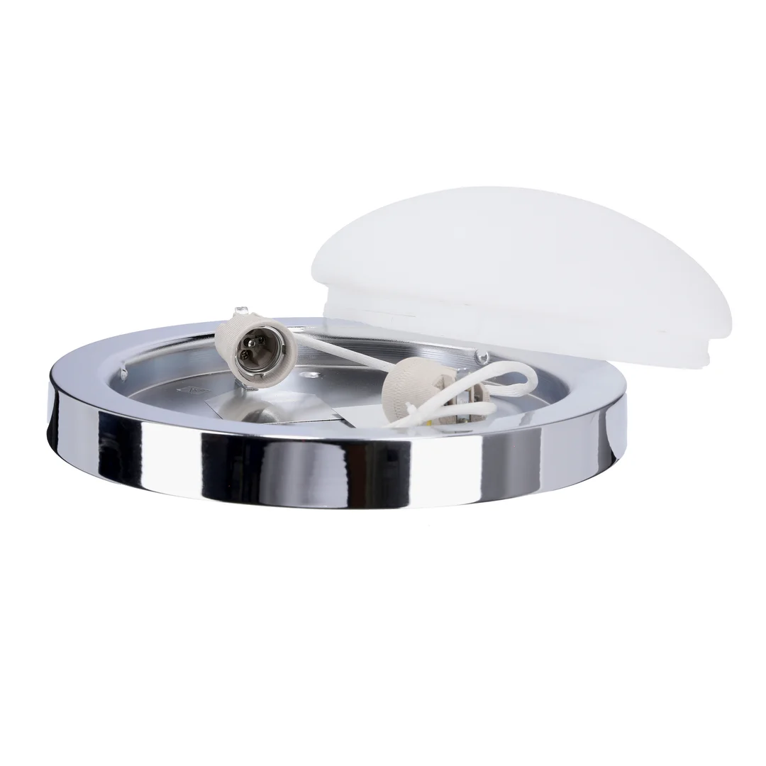 RODA LAMPA SUFITOWA PLAFON 325 2X60W E27 CHROM IP44 — zdjęcie 3