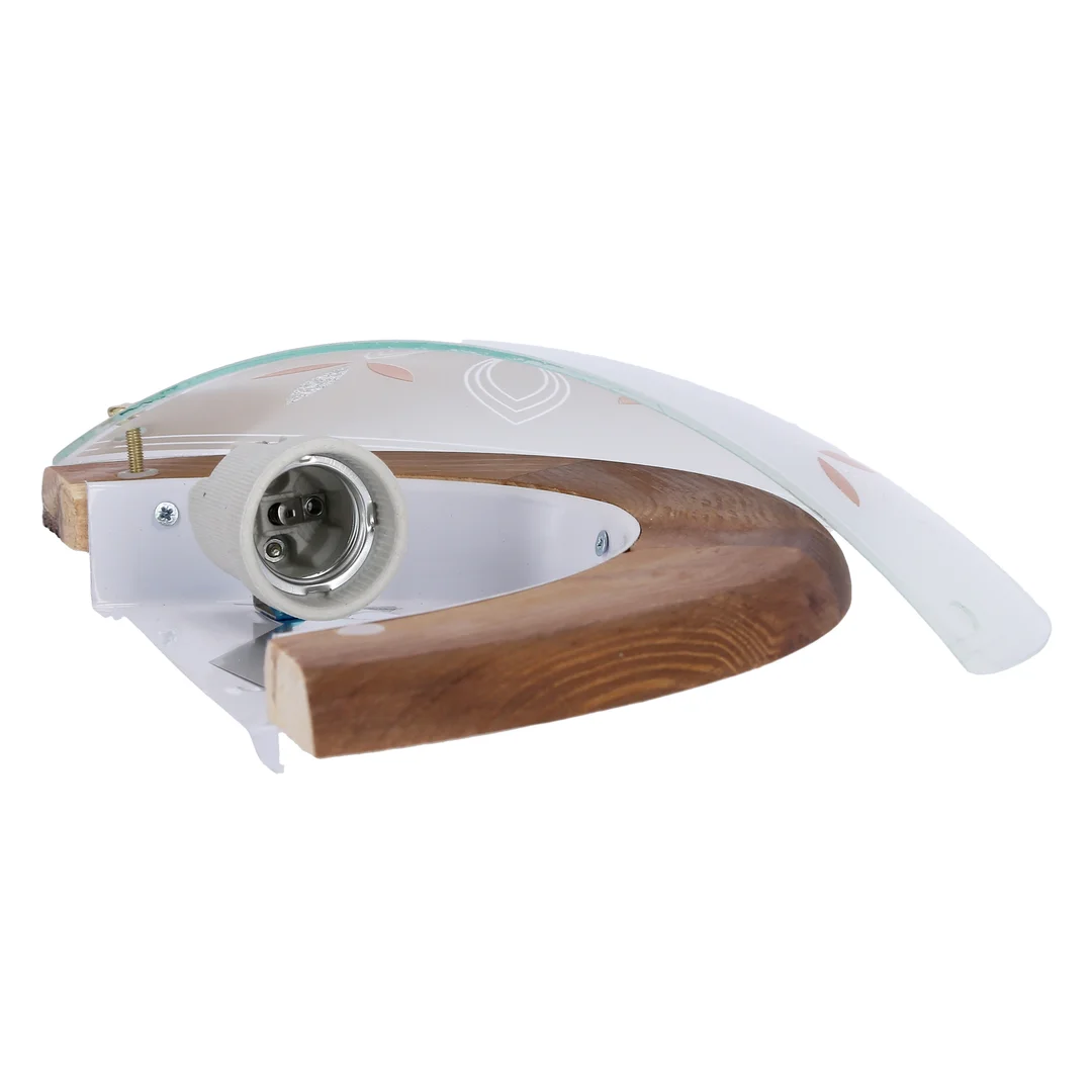 RUSTICA LAMPA SUFITOWA PLAFON 0,5 DREWNO STANDARD 1X60 W E27 DĄB — zdjęcie 2