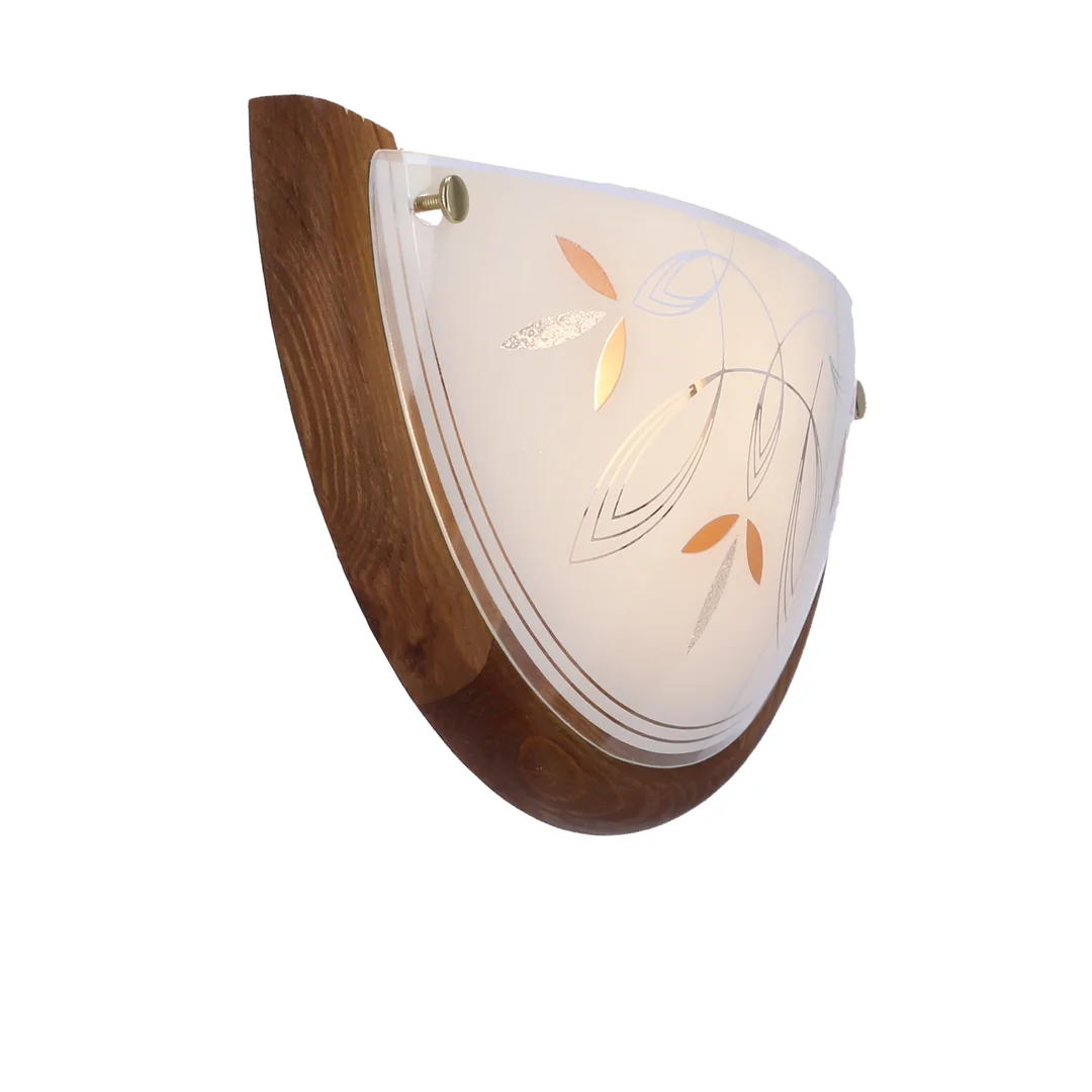 RUSTICA LAMPA SUFITOWA PLAFON 0,5 DREWNO STANDARD 1X60 W E27 DĄB — zdjęcie 4