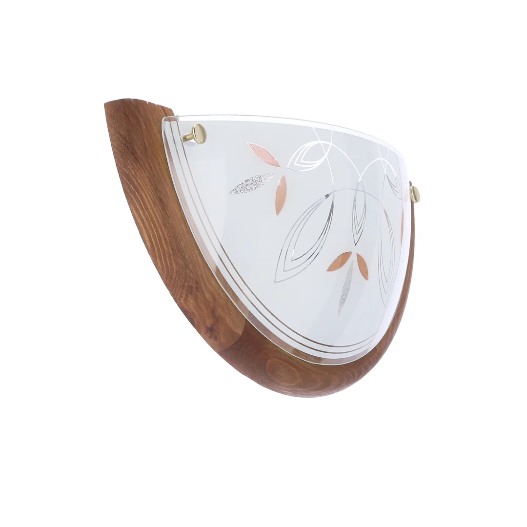 RUSTICA LAMPA SUFITOWA PLAFON 0,5 DREWNO STANDARD 1X60 W E27 DĄB — zdjęcie 5