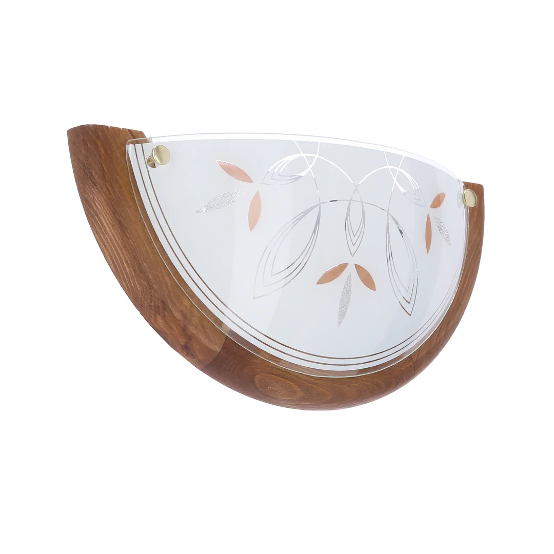 RUSTICA LAMPA SUFITOWA PLAFON 0,5 DREWNO STANDARD 1X60 W E27 DĄB — zdjęcie 6