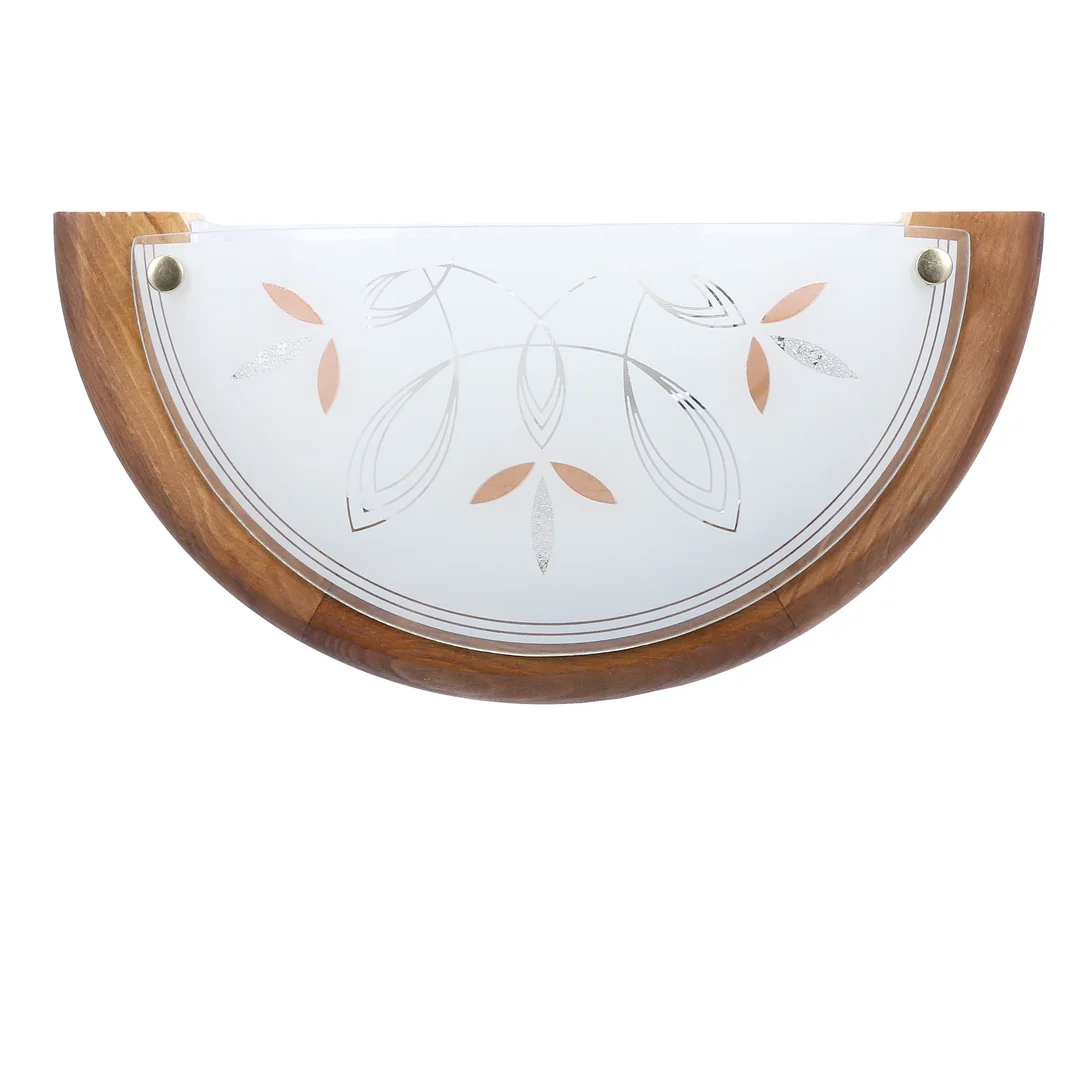 RUSTICA LAMPA SUFITOWA PLAFON 0,5 DREWNO STANDARD 1X60 W E27 DĄB — zdjęcie 7