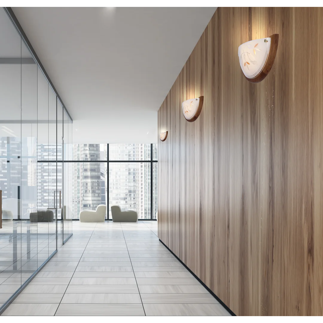 RUSTICA LAMPA SUFITOWA PLAFON 0,5 DREWNO STANDARD 1X60 W E27 DĄB — zdjęcie 8