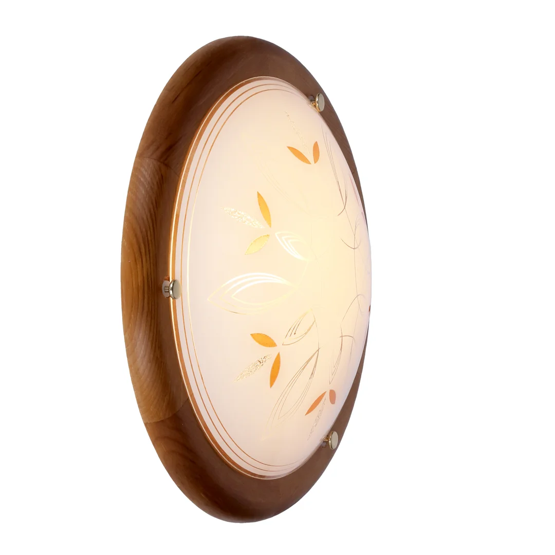 RUSTICA LAMPA SUFITOWA PLAFON 30 DREWNO STANDARD 1X60 W E27 DĄB — zdjęcie 4