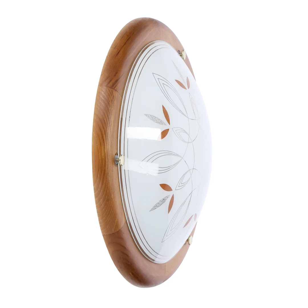 RUSTICA LAMPA SUFITOWA PLAFON 30 DREWNO STANDARD 1X60 W E27 DĄB — zdjęcie 7