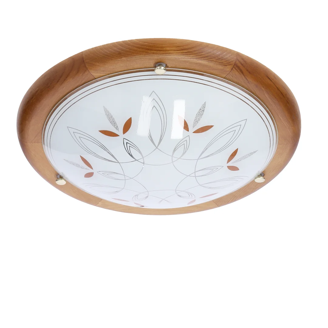 RUSTICA LAMPA SUFITOWA PLAFON 30 DREWNO STANDARD 1X60 W E27 DĄB — zdjęcie 9