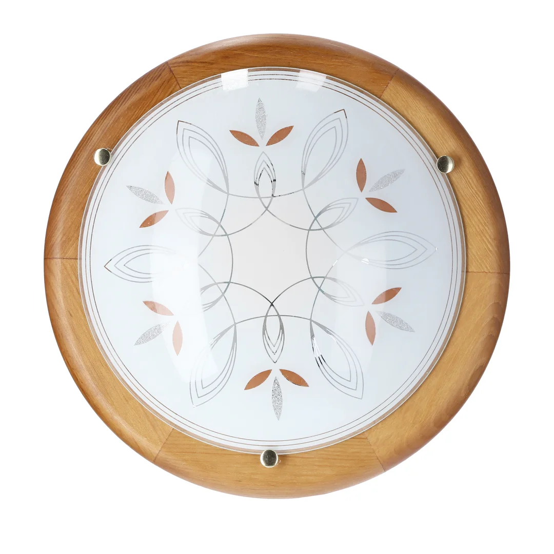 RUSTICA LAMPA SUFITOWA PLAFON 30 DREWNO STANDARD 1X60 W E27 DĄB — zdjęcie 10