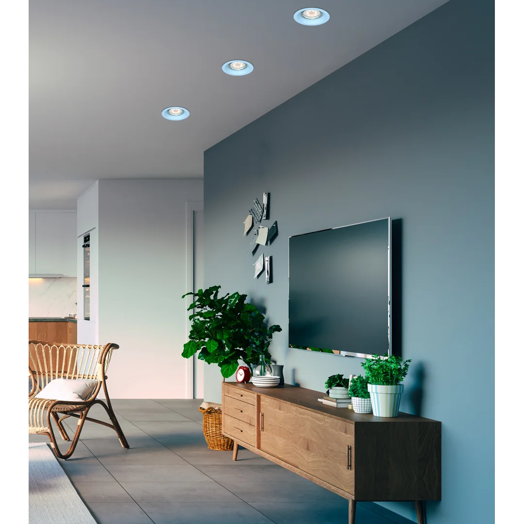 SA-12 BL GU10 MAX 35W 230V oczko sufitowe lampa sufitowa kolor niebieski aluminiowa — zdjęcie 3