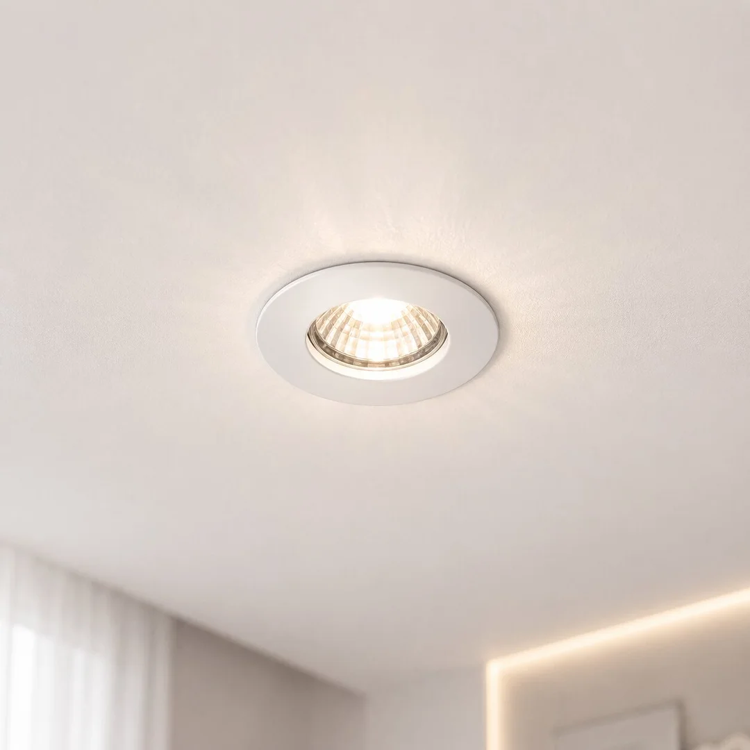 SH-12 WH MR16 BIAŁY oczko sufitowe lampa sufitowa HERMETYCZNA IP65 odporna na wilgoć — zdjęcie 3