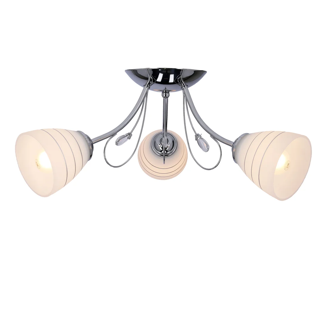 SIMPLI LAMPA WISZĄCA 3*40W E27 CHROM Z KRYSZTAŁKIEM+KLOSZ Z PASKIEM — zdjęcie 10
