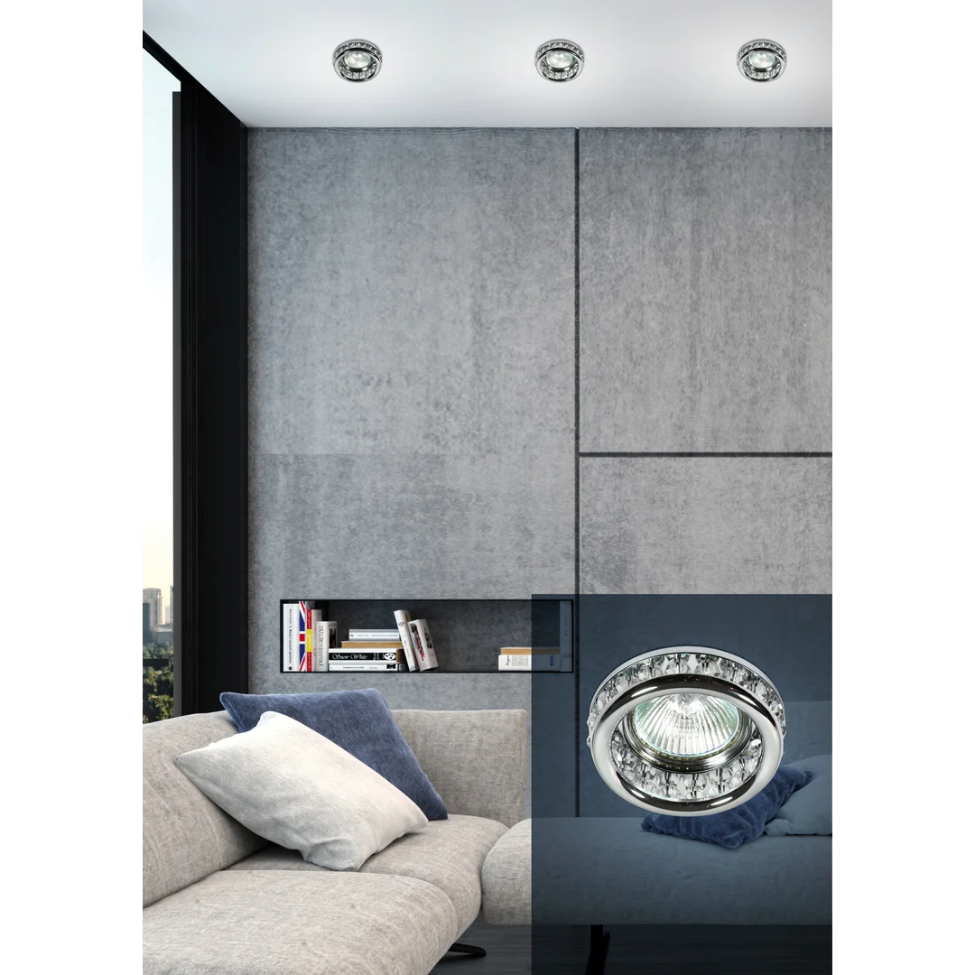 SK-79 CH/TR MR16 1X50W CHROM oczko sufitowe lampa sufitowa — zdjęcie 2
