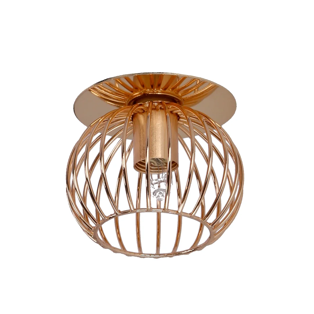 SK-93 G G9 40W 230V ZŁOTY oczko sufitowe lampa sufitowa. — zdjęcie 3
