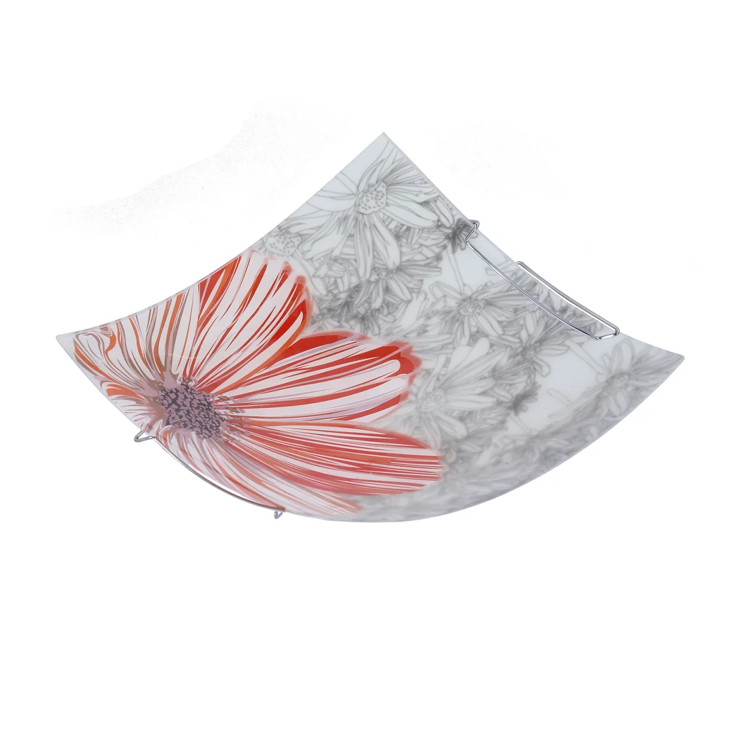 SPRING LAMPA SUFITOWA PLAFON 30X30 1X60W E27 CZERWONY — zdjęcie 3
