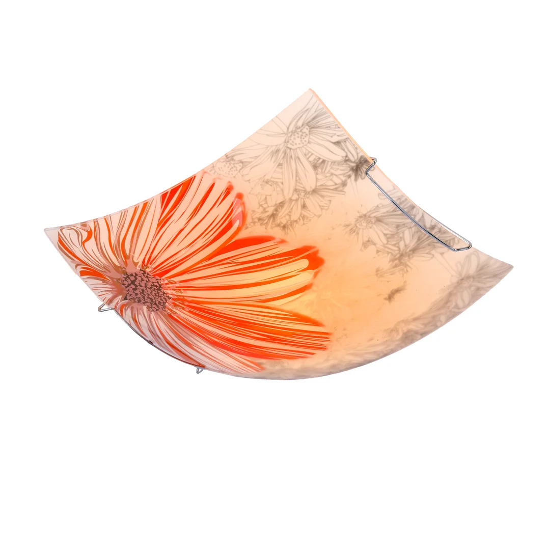SPRING LAMPA SUFITOWA PLAFON 30X30 1X60W E27 CZERWONY — zdjęcie 4